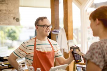 Making a Payment in the Farm Cafe