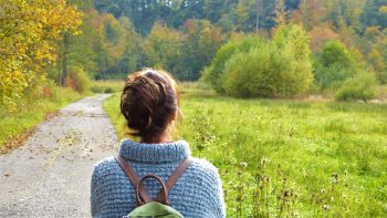 Canva – Woman Walking in the Nature