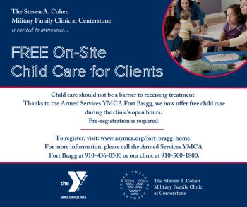 Free On-Site Child Care for Clients