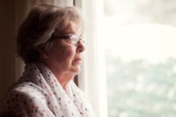 Depression Of A Senior Woman