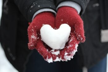 snow heart