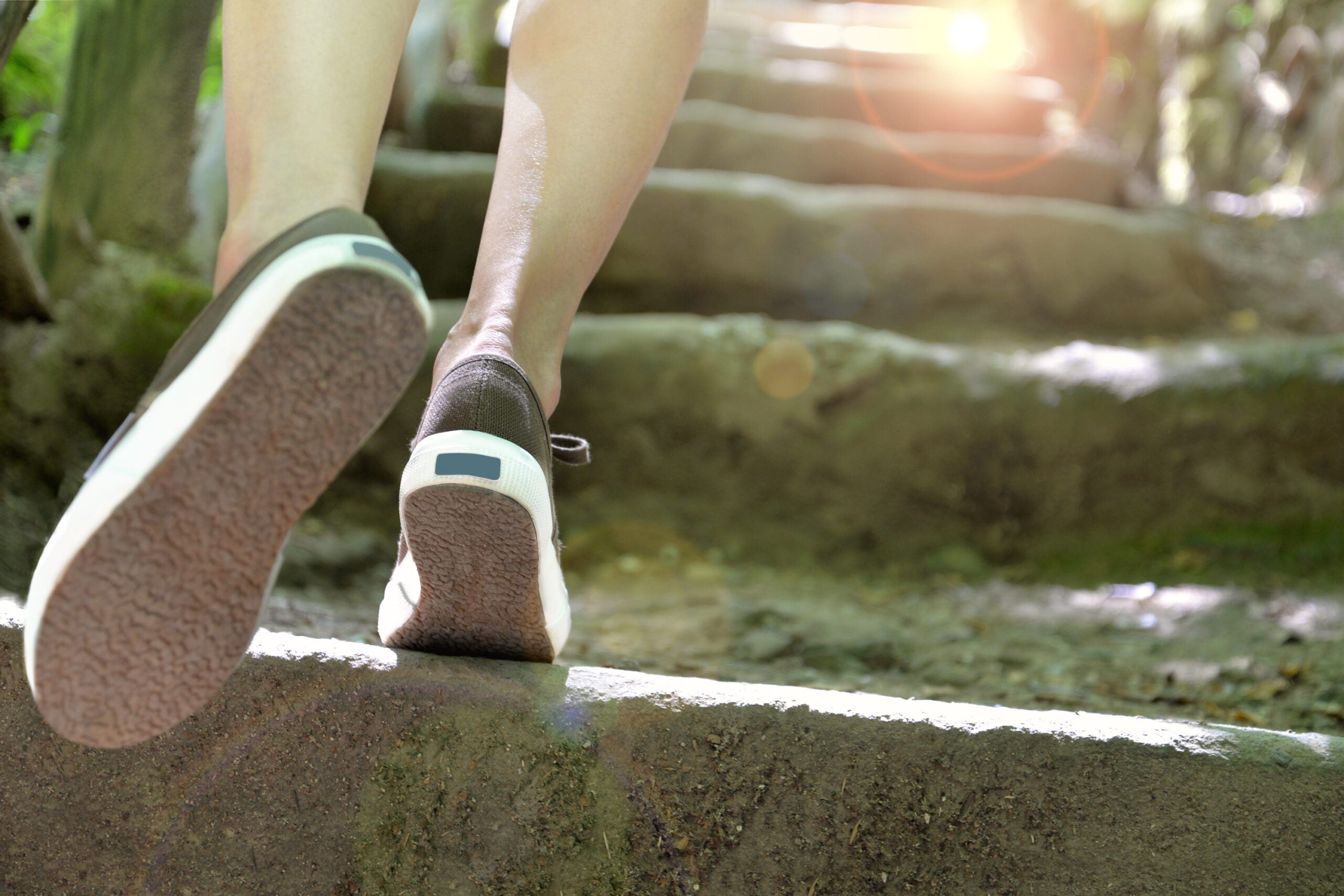 walking to success
